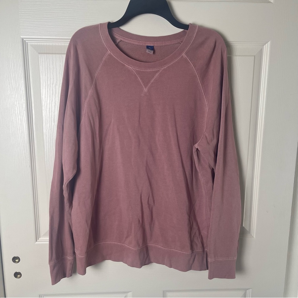 Old Navy Dusty Rose Crewneck Sweater